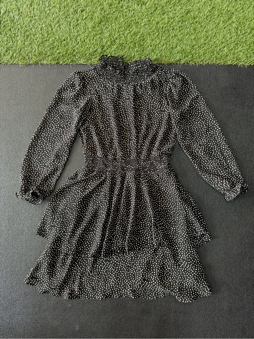 Ava & Yelly Girls' Black and White Dress